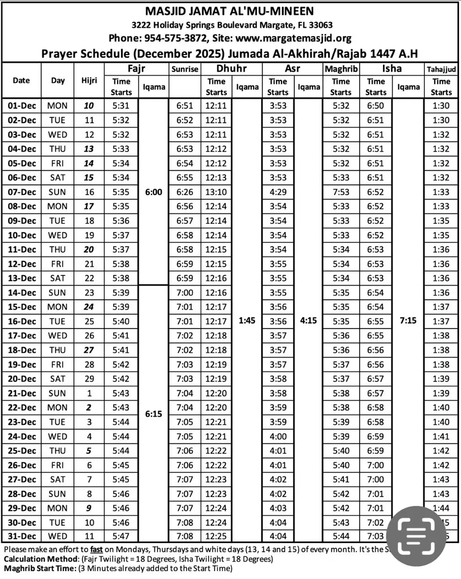 December Prayer_Time